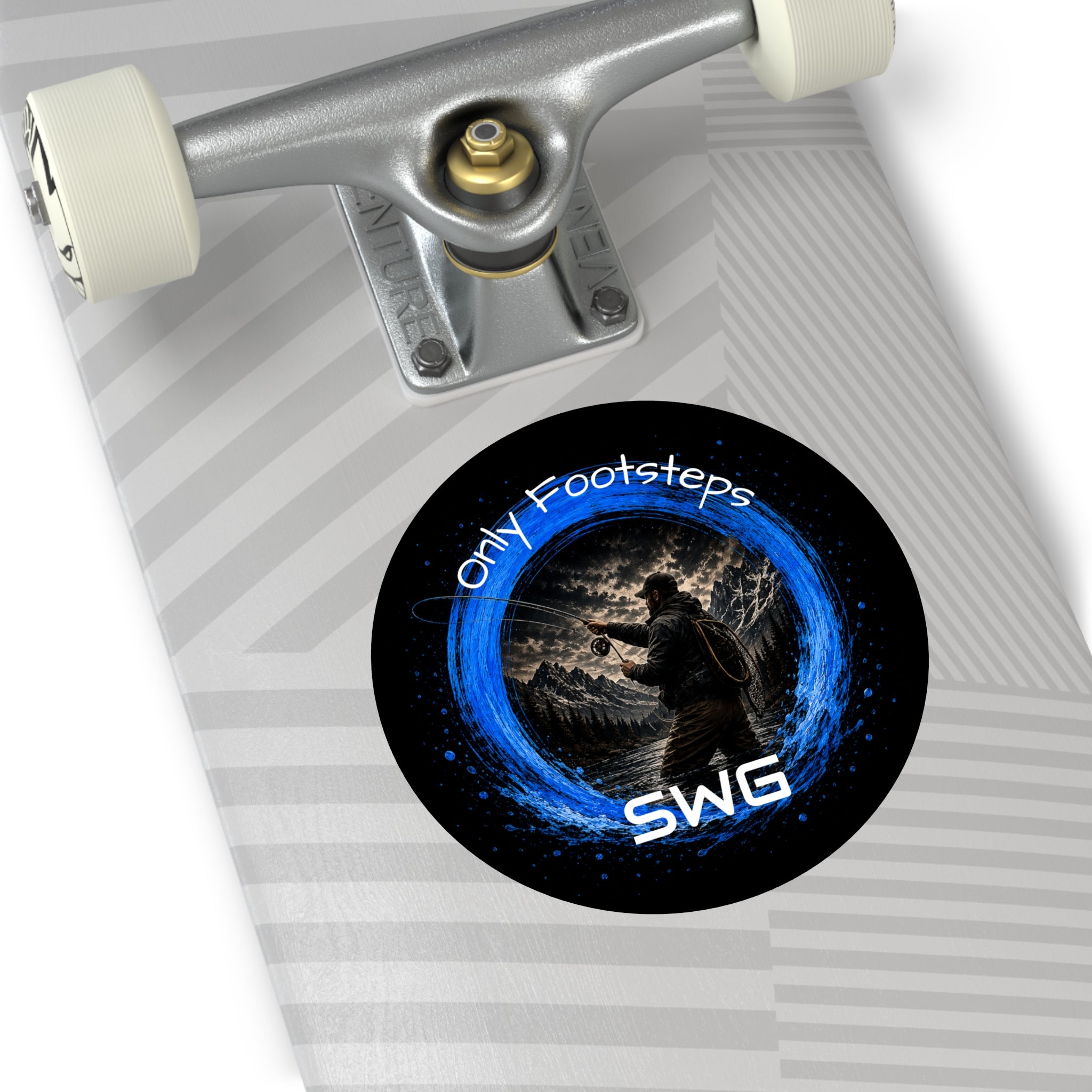 Open Ensō Fly Fishing Sticker | Pescador