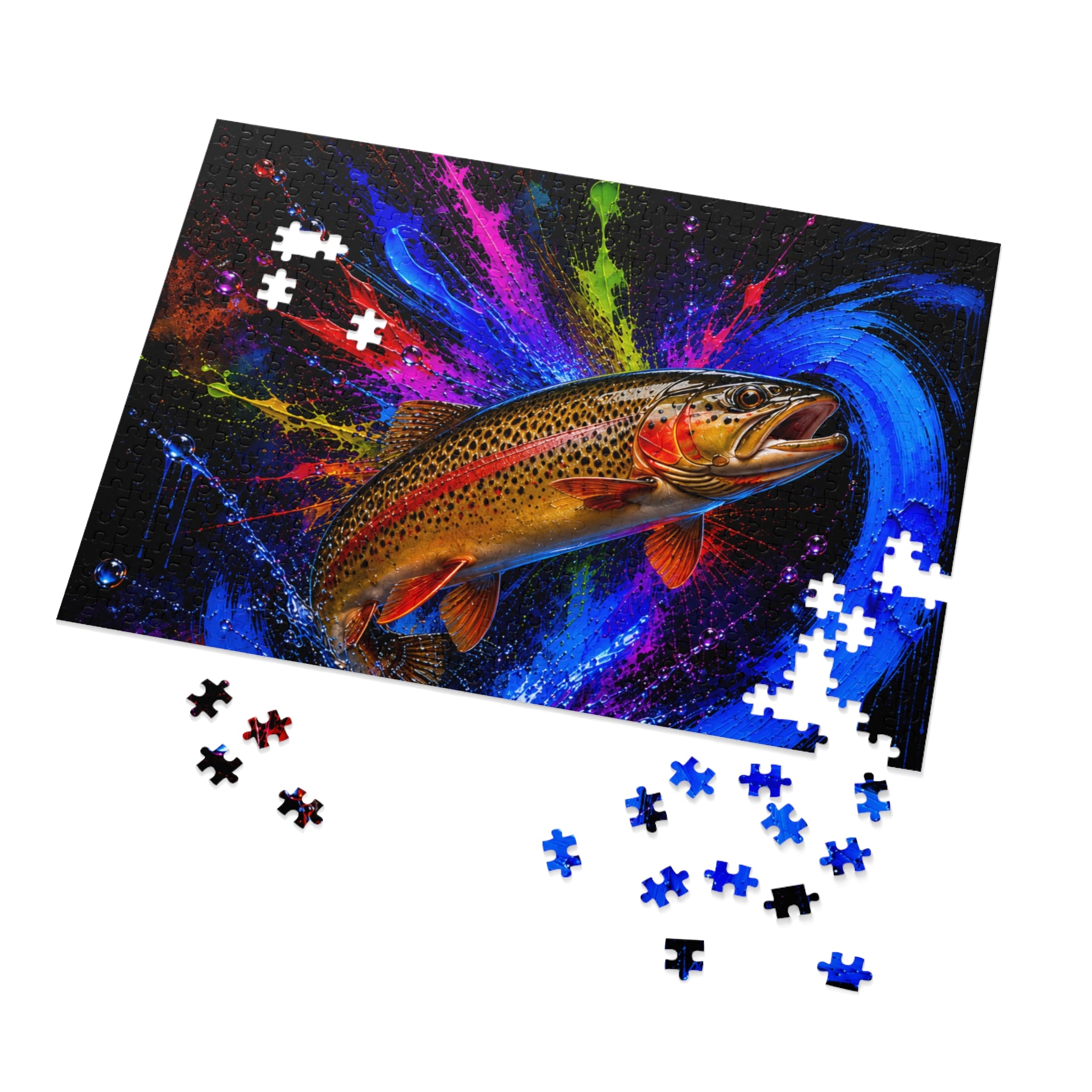 Coastal Cutthroat Trout Jigsaw Puzzle | Trucha — Trout Series | Pescador Collection