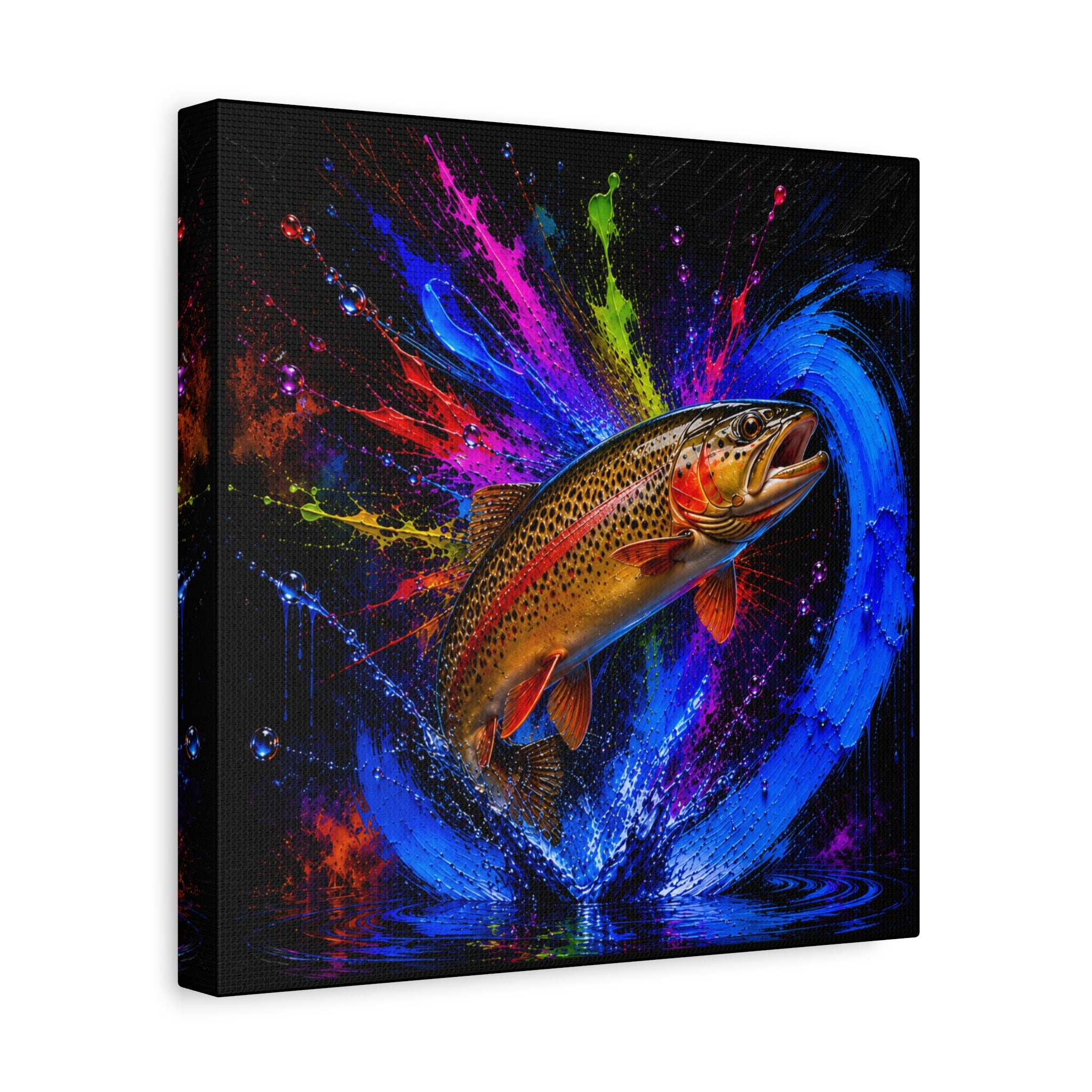 Coastal Cutthroat Trout Canvas | Trucha — Trout | Pescador