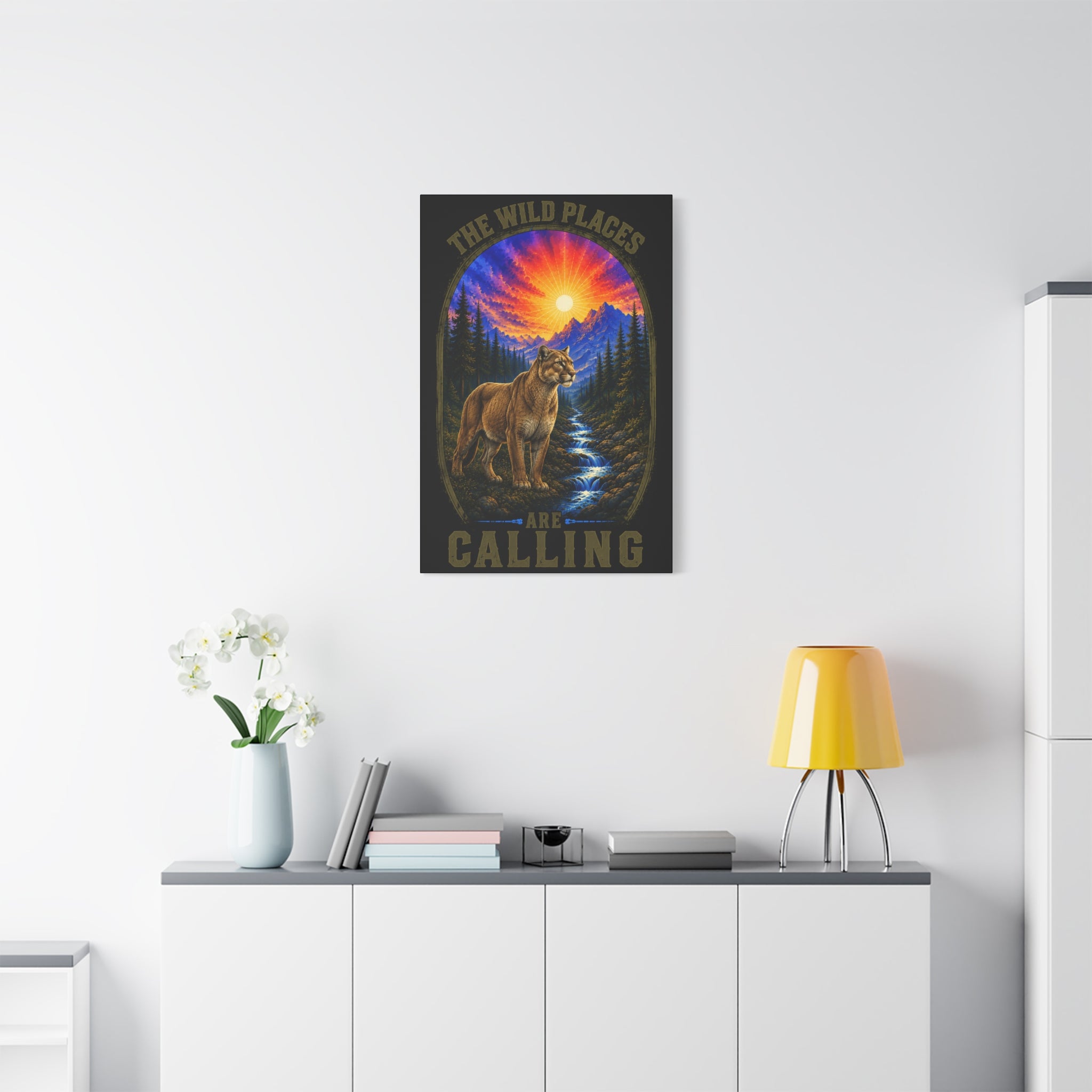 Wild Places Cougar - Canvas 24x36
