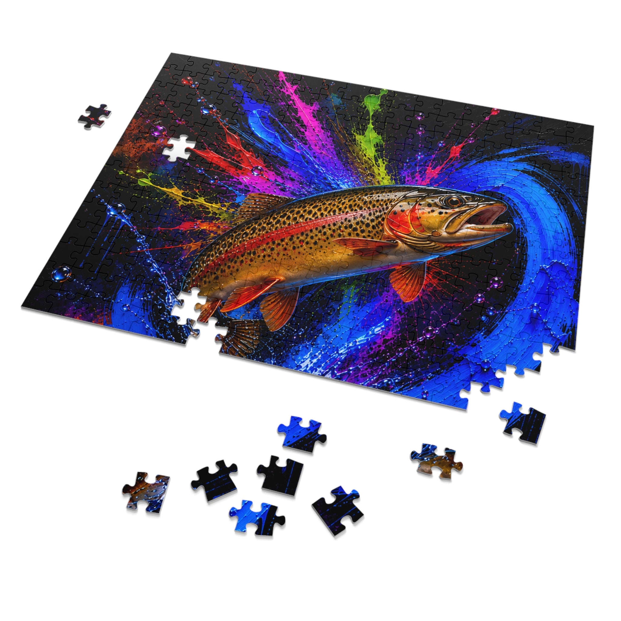 Coastal Cutthroat Trout Jigsaw Puzzle | Trucha — Trout Series | Pescador Collection