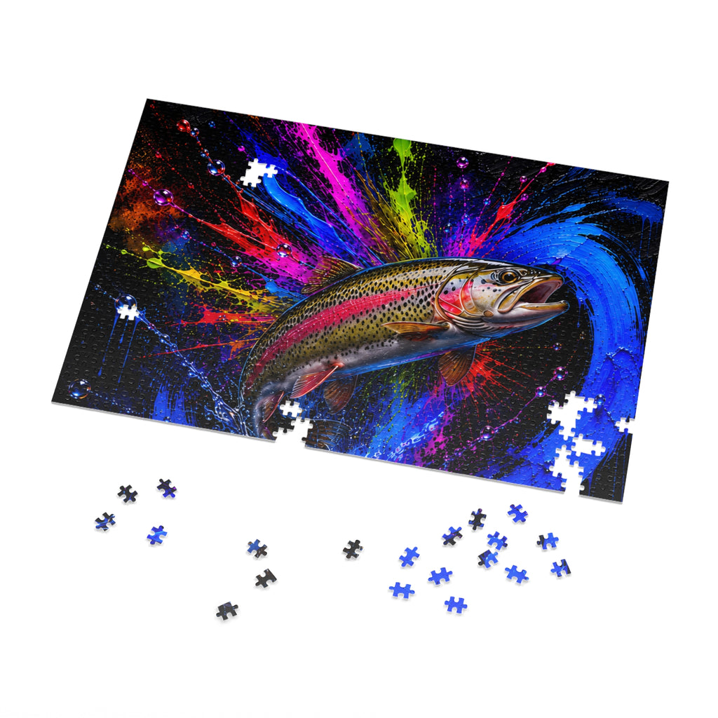 Rainbow Trout Jigsaw Puzzle | Trucha — Trout Series | Pescador Collection