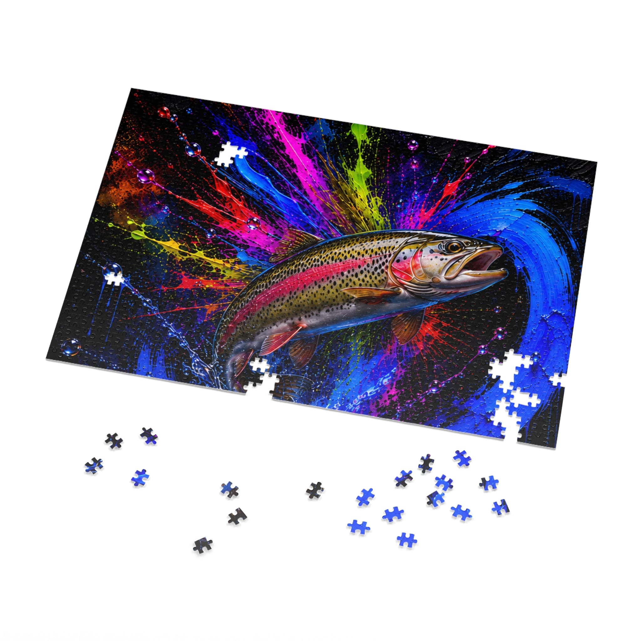 Rainbow Trout Jigsaw Puzzle | Trucha — Trout Series | Pescador Collection