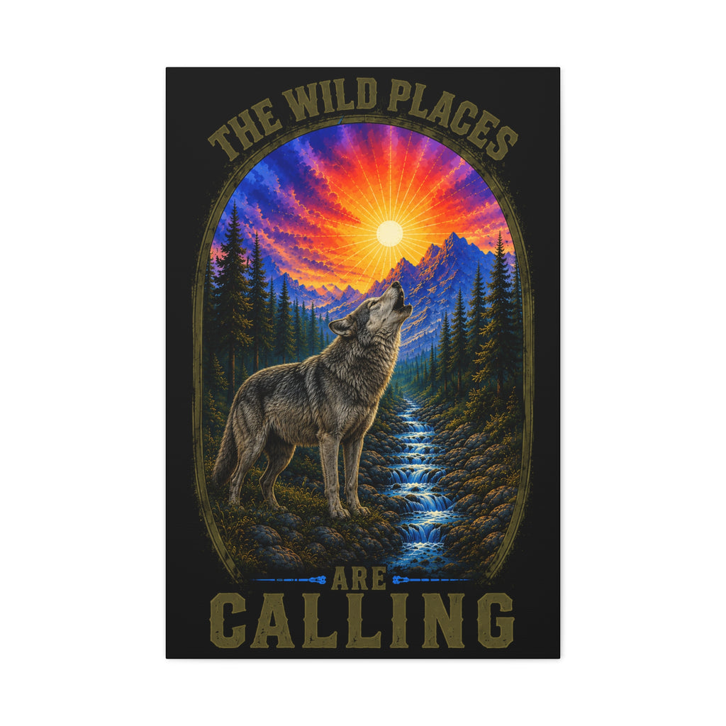 Wild Places Wolf - Canvas 24x36