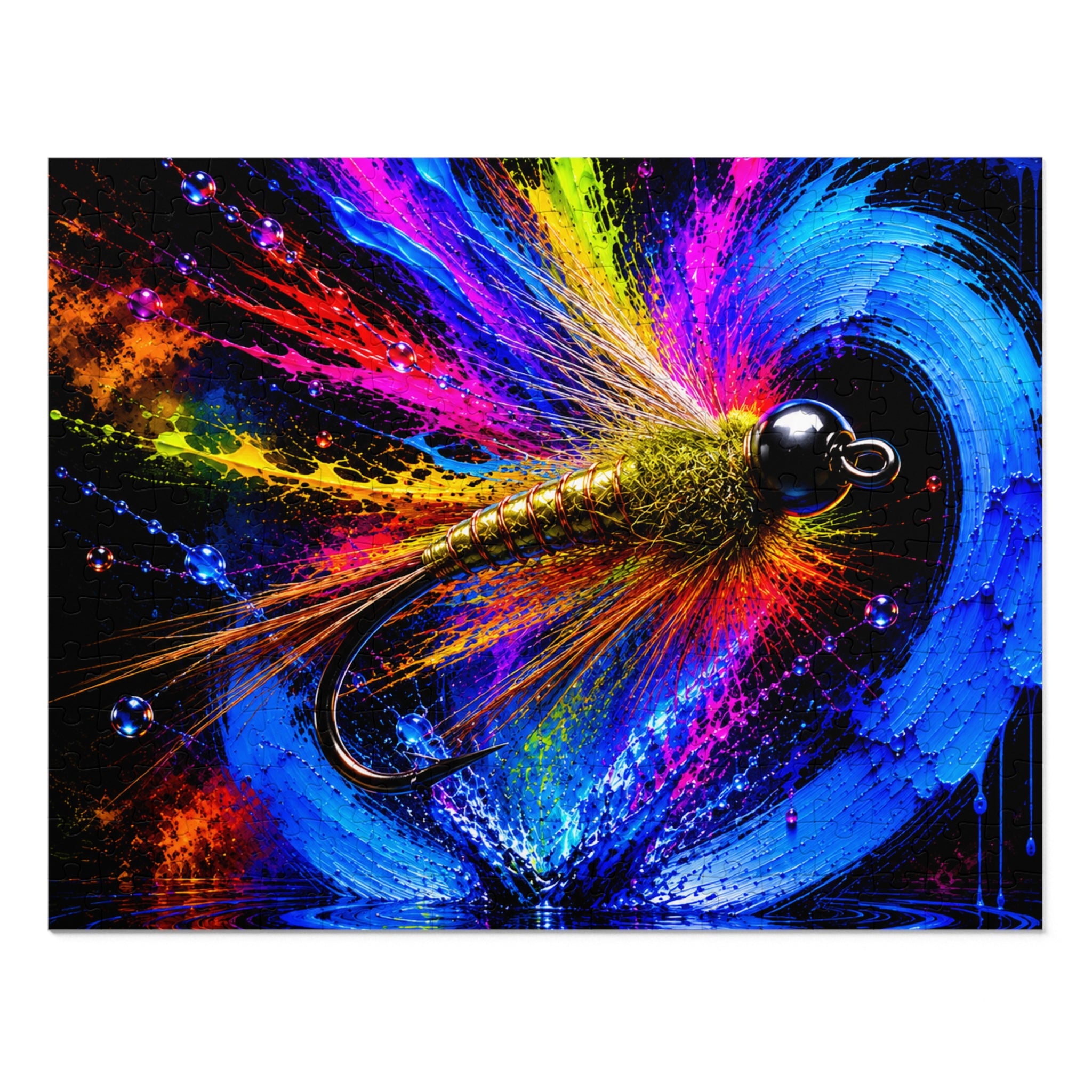 Gold Ribbed Hare's Ear Jigsaw Puzzle | Ninfa — Nymph | Pescador Collection