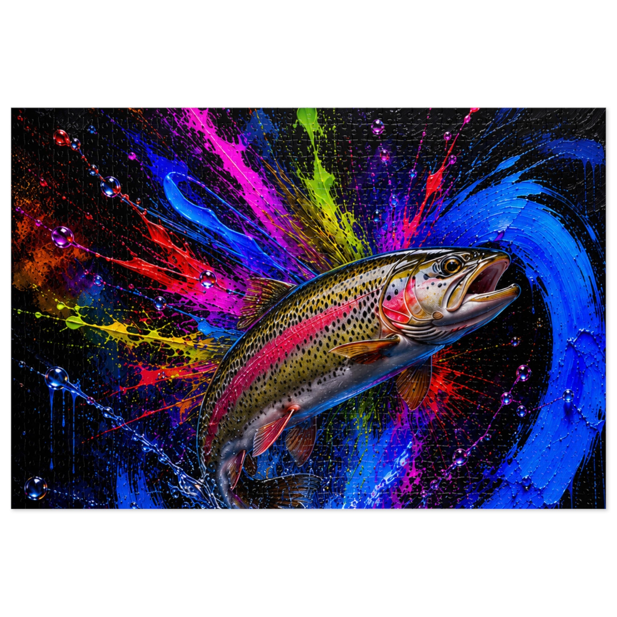 Rainbow Trout Jigsaw Puzzle | Trucha — Trout Series | Pescador Collection
