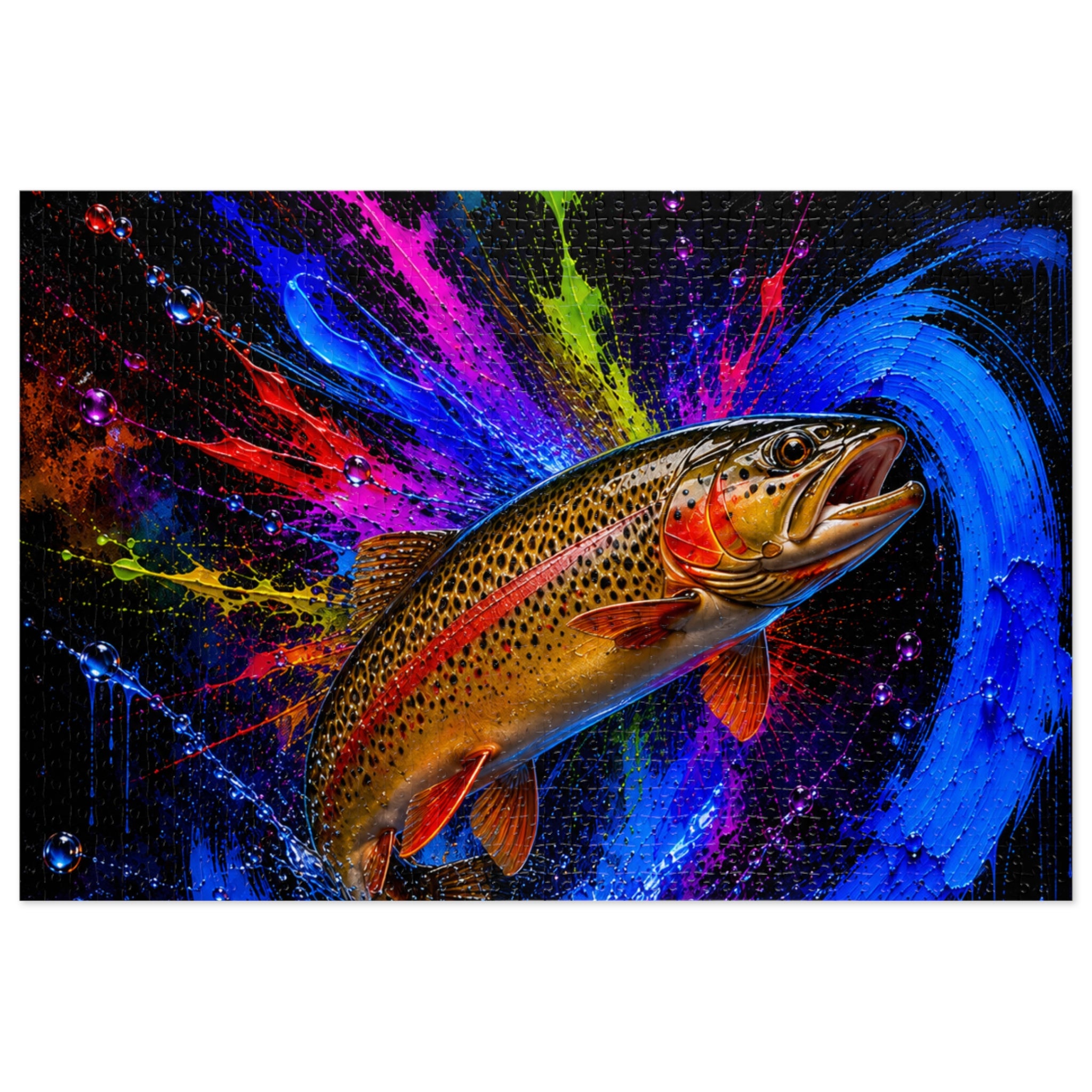 Coastal Cutthroat Trout Jigsaw Puzzle | Trucha — Trout Series | Pescador Collection