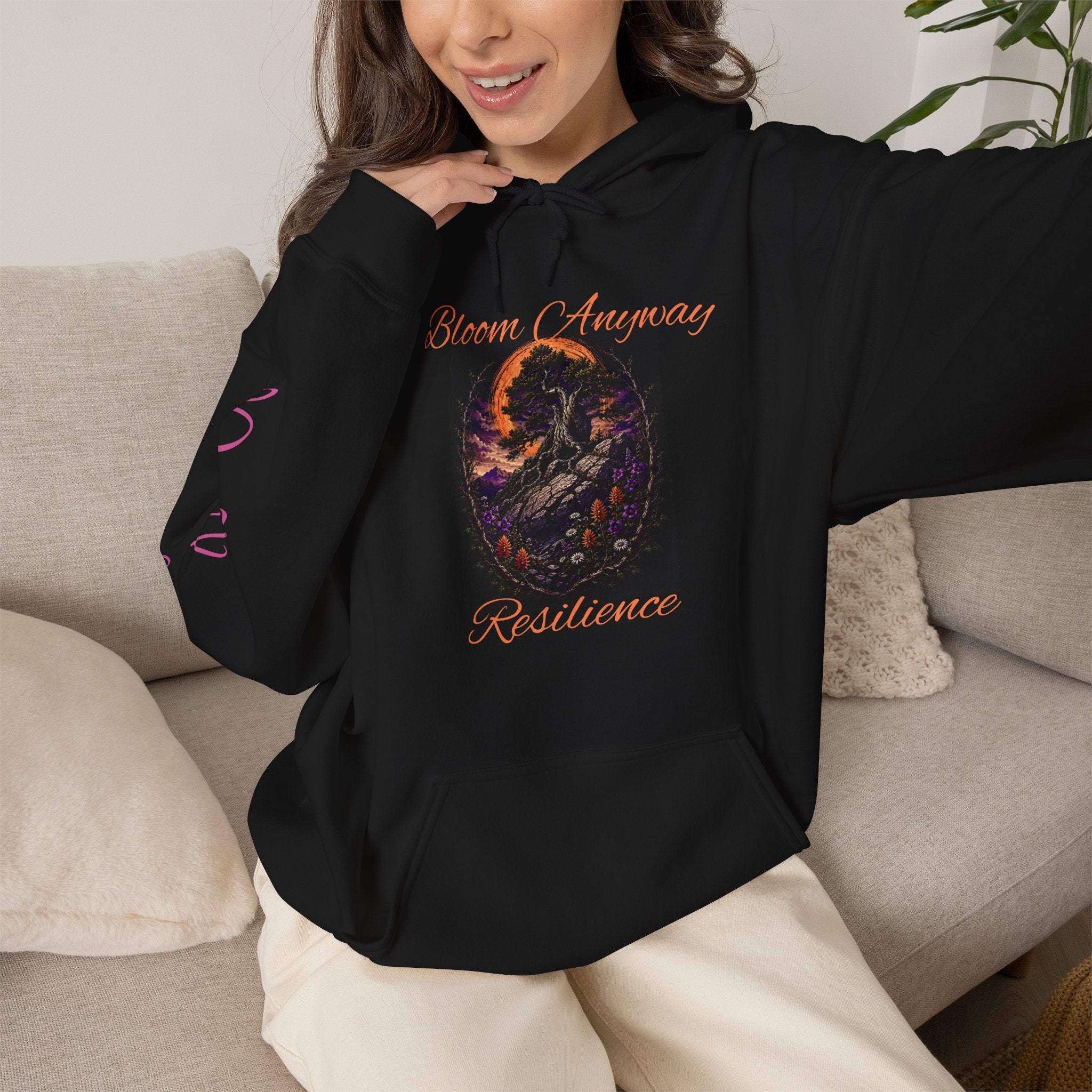 Resilience Hoodie | Nightshade | Wild Bloom