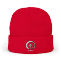 Embroidered Fly Fishing Open Enso Knit Beanie