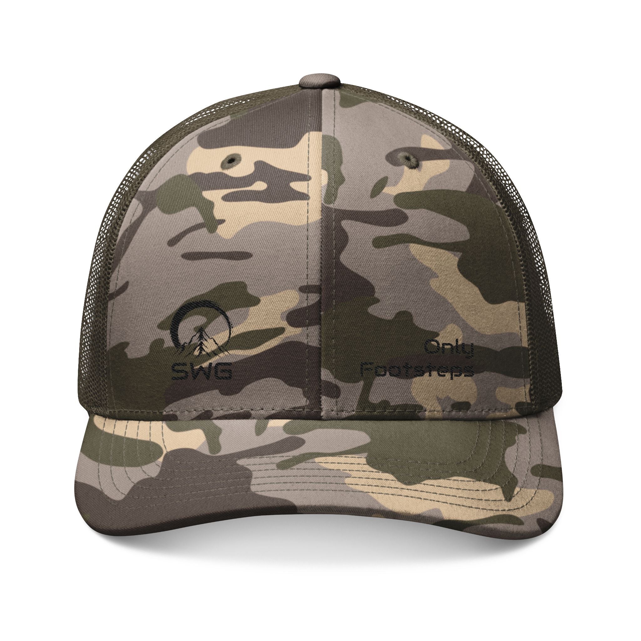 Open Ensō Logo BLK - Camo Hat