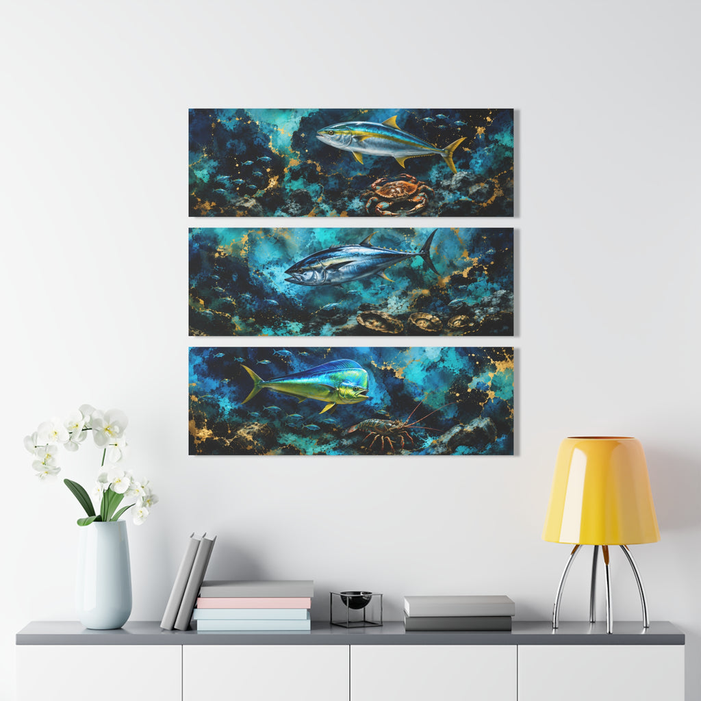 Ocean Treasures | Depths of the Blue Collection | Acrylic Wall Art
