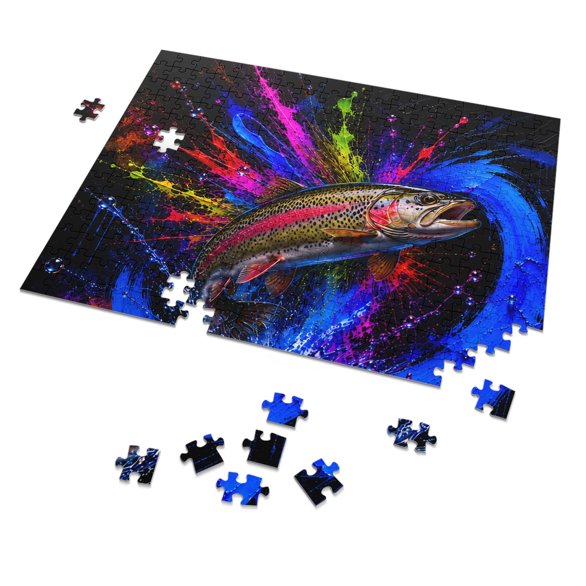Rainbow Trout Jigsaw Puzzle | Trucha — Trout Series | Pescador Collection