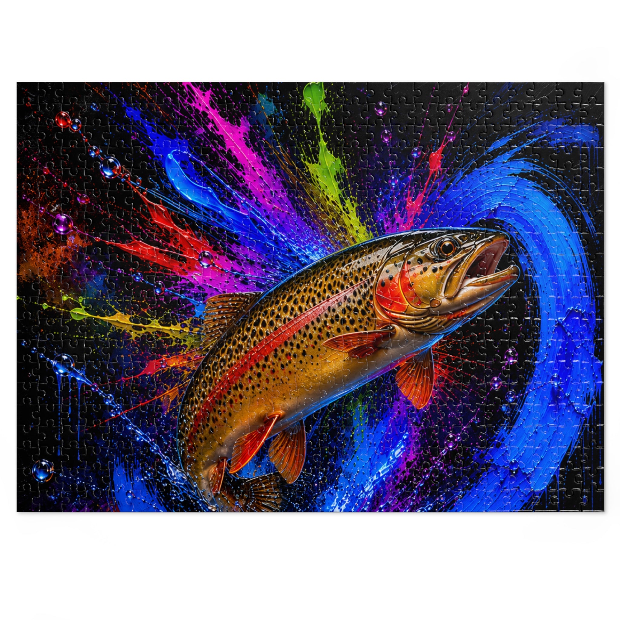 Coastal Cutthroat Trout Jigsaw Puzzle | Trucha — Trout Series | Pescador Collection