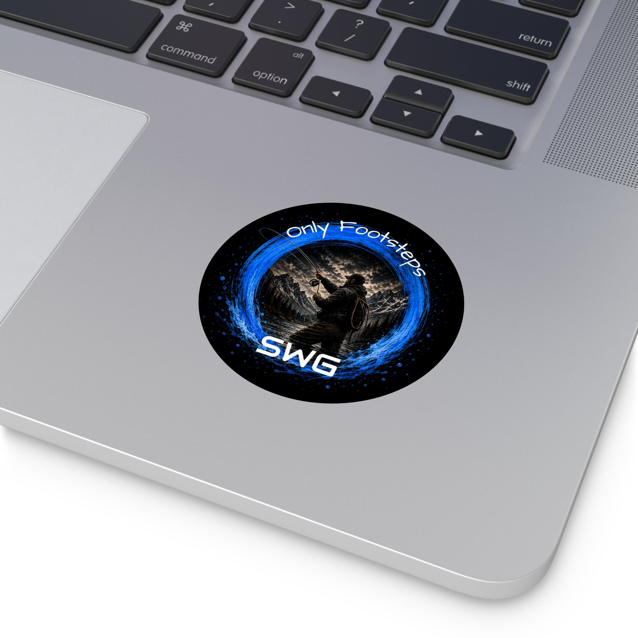 Open Ensō Fly Fishing Sticker | Pescador