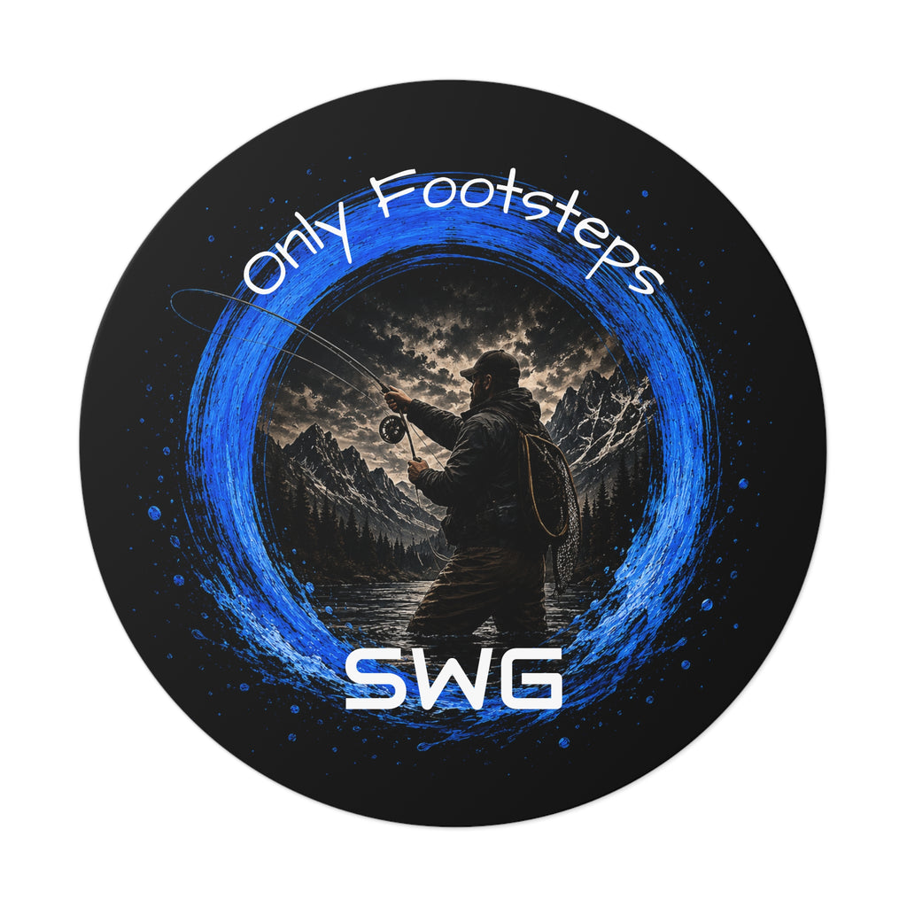 Open Ensō Fly Fishing Sticker | Pescador