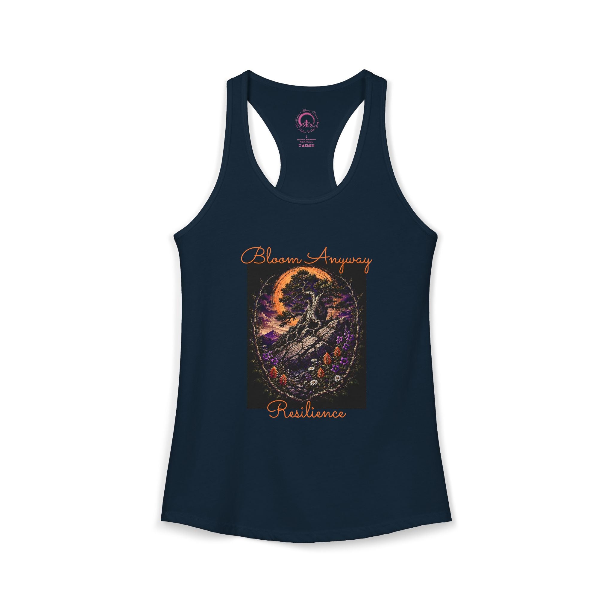 Resilience Racerback Tank | Nightshade | Wild Bloom