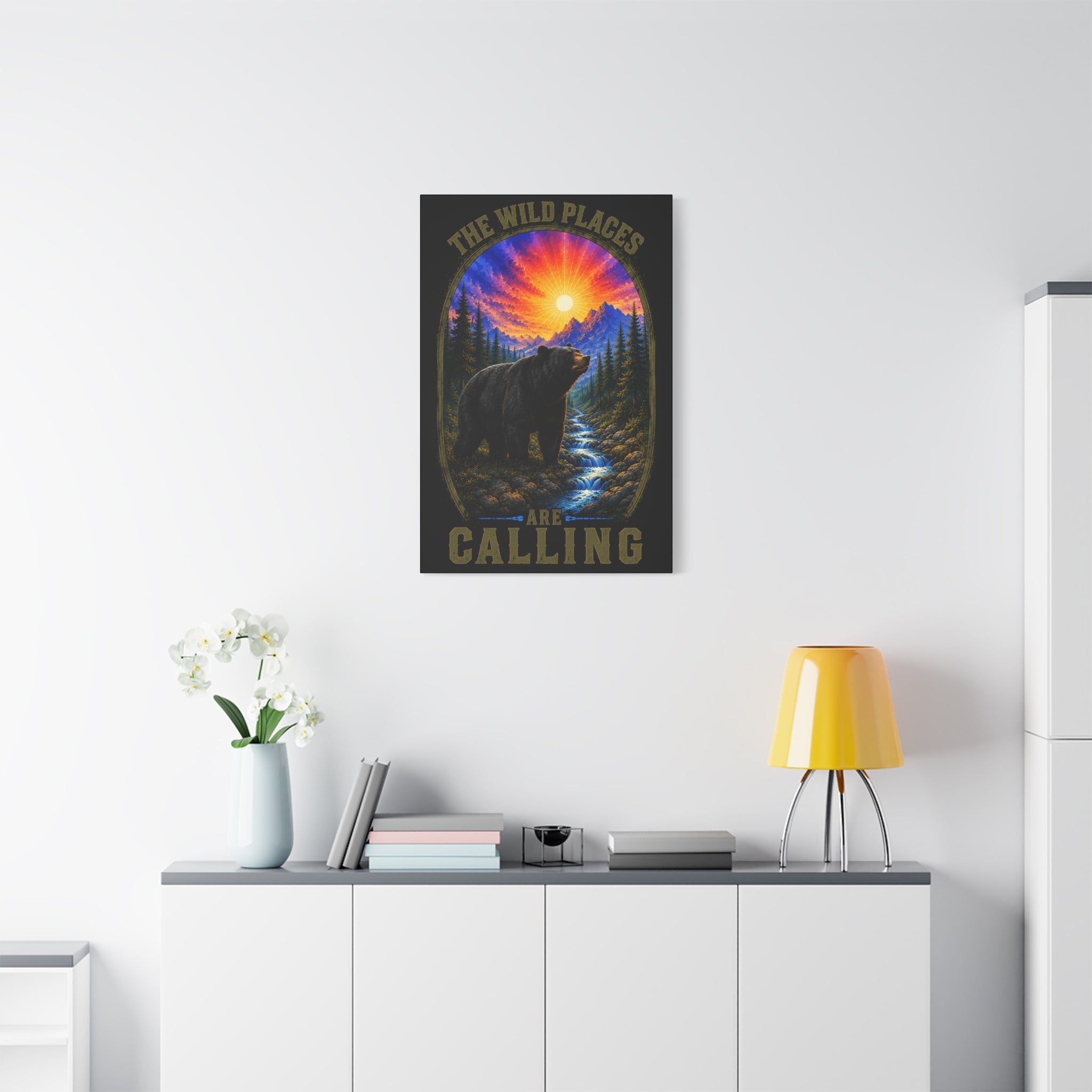 Wild Places Bear - Canvas 24x36