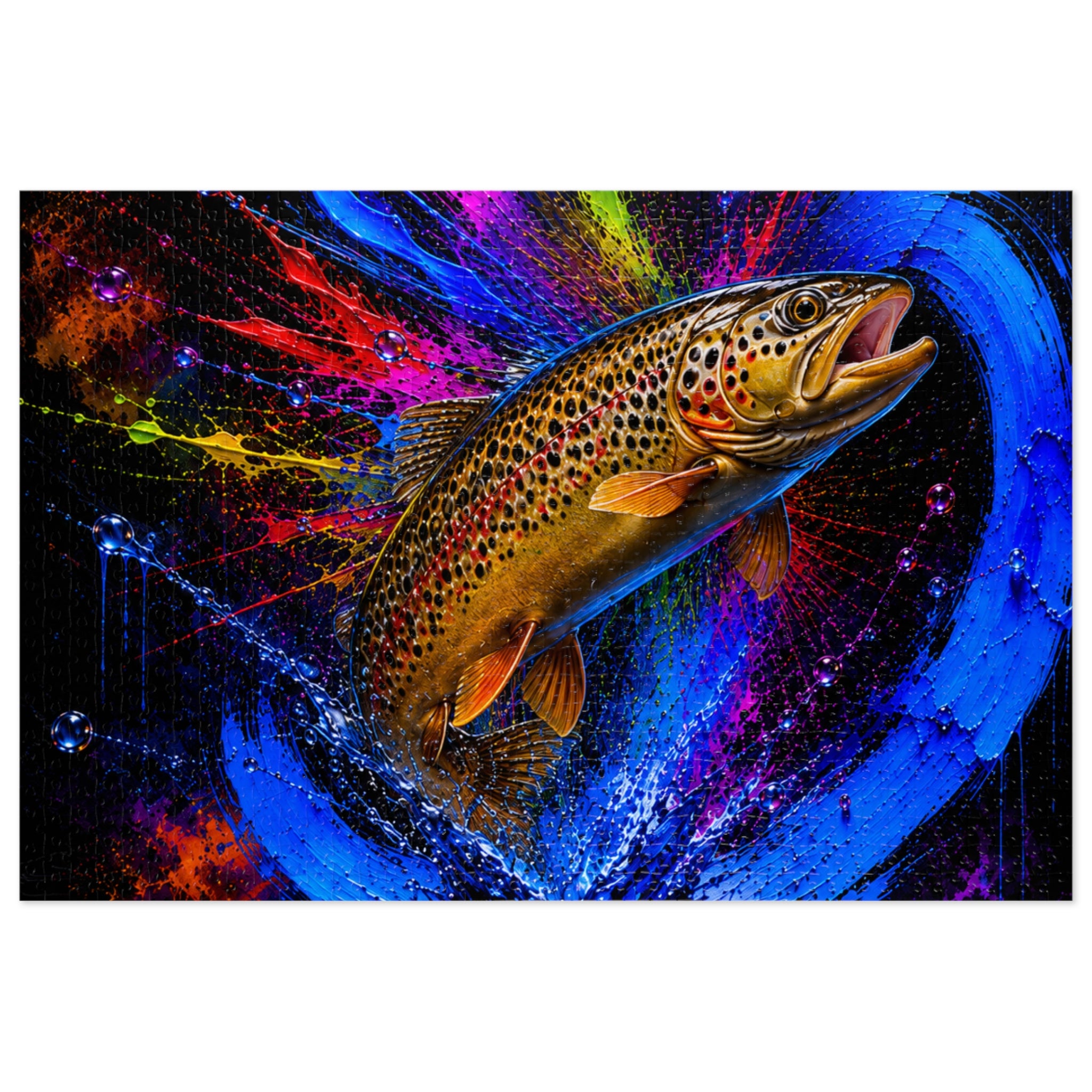 Brown Trout Jigsaw Puzzle | Trucha — Trout Series | Pescador Collection