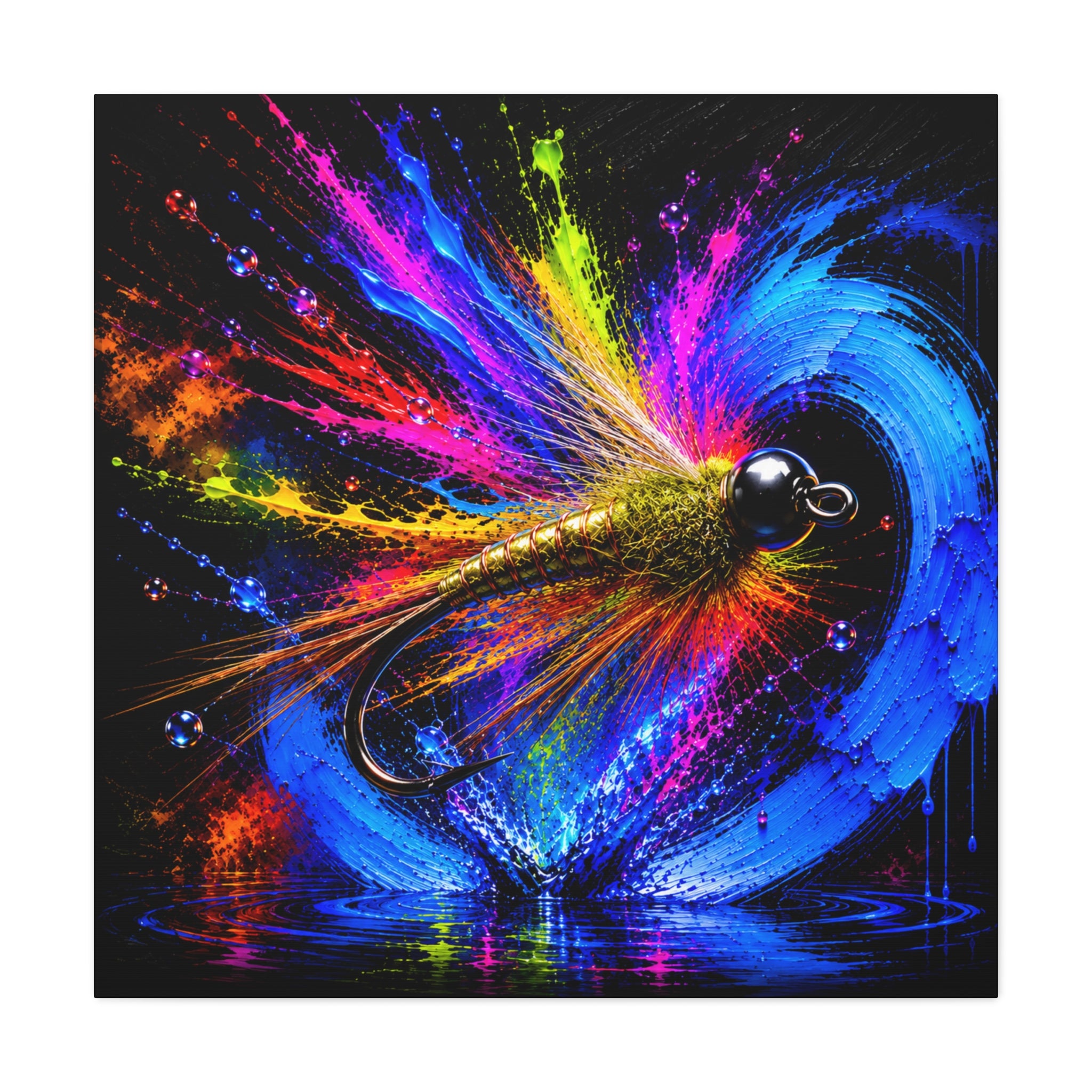 Gold Ribbed Hare's Ear Canvas | Ninfa — Nymph | Pescador
