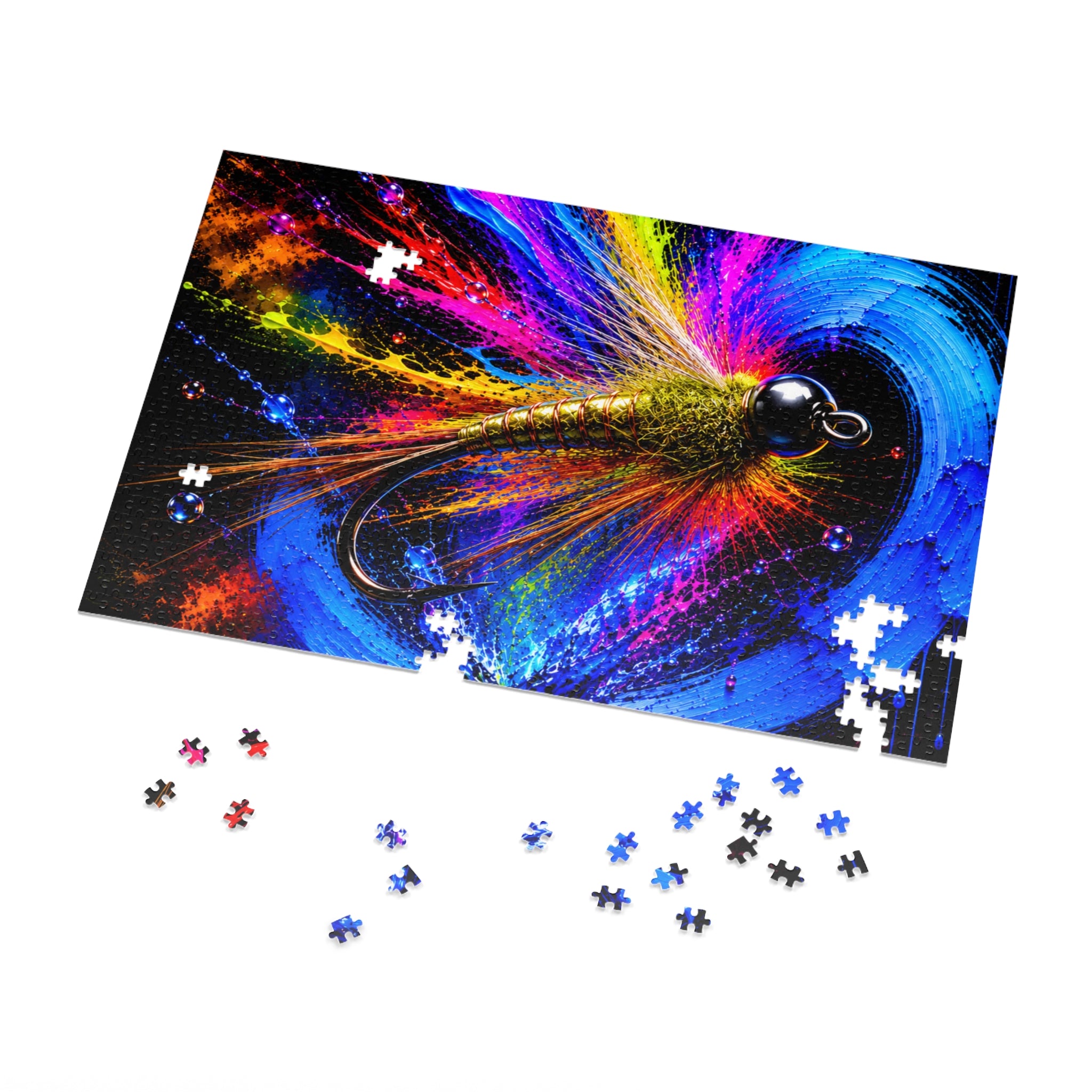 Gold Ribbed Hare's Ear Jigsaw Puzzle | Ninfa — Nymph | Pescador Collection