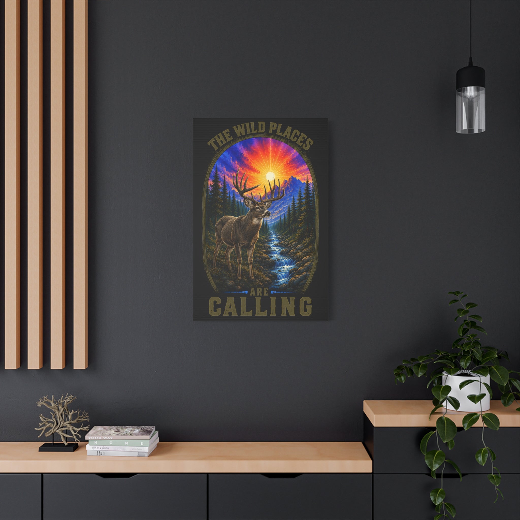Wild Places Buck - Canvas 24x36