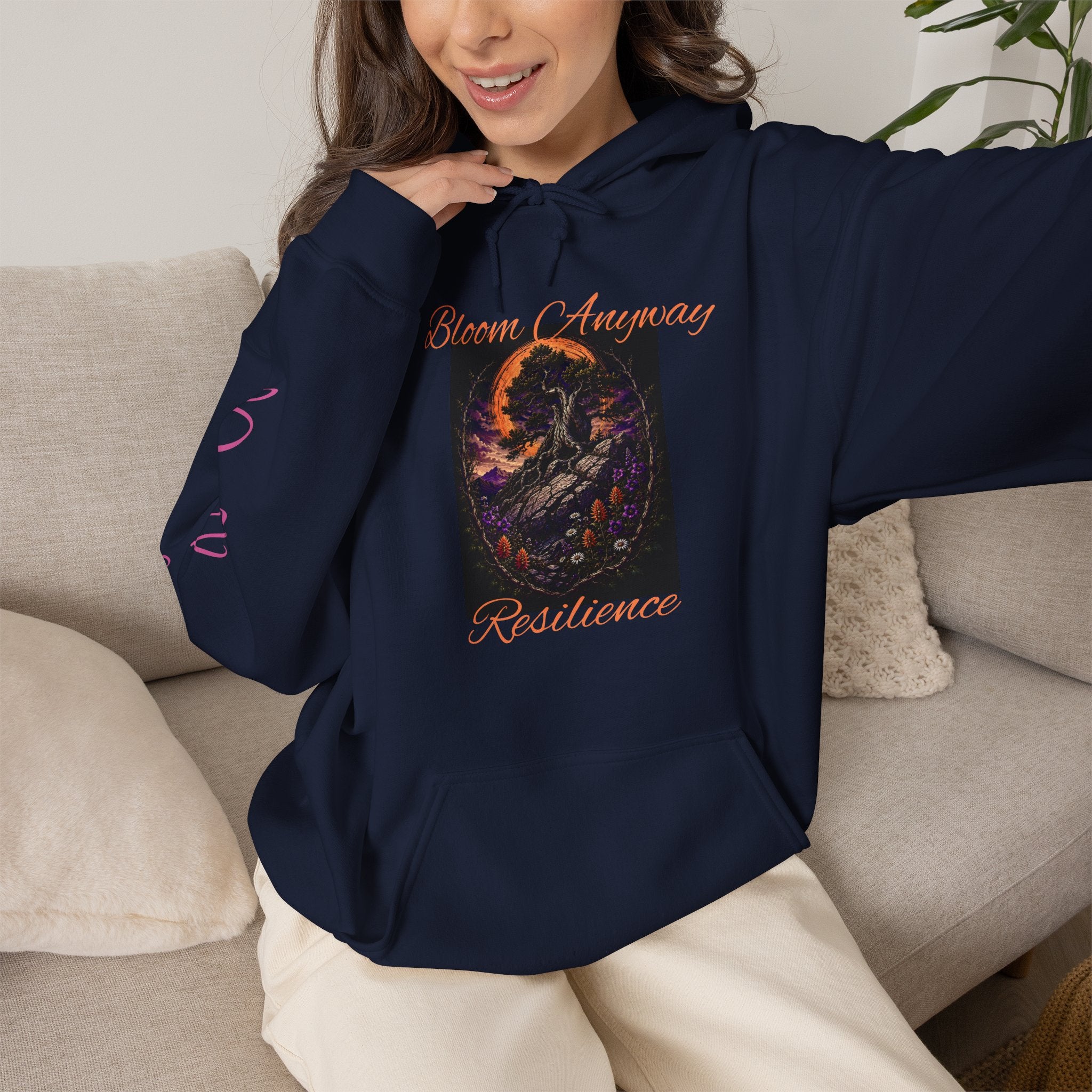 Resilience Hoodie | Nightshade | Wild Bloom