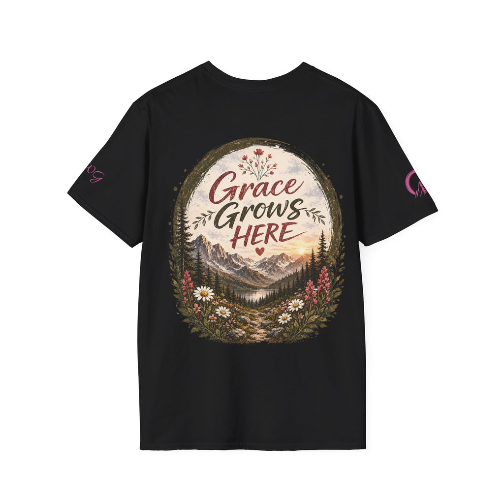 Grace Grows Here | Wild Bloom | Wildflower T-shirt