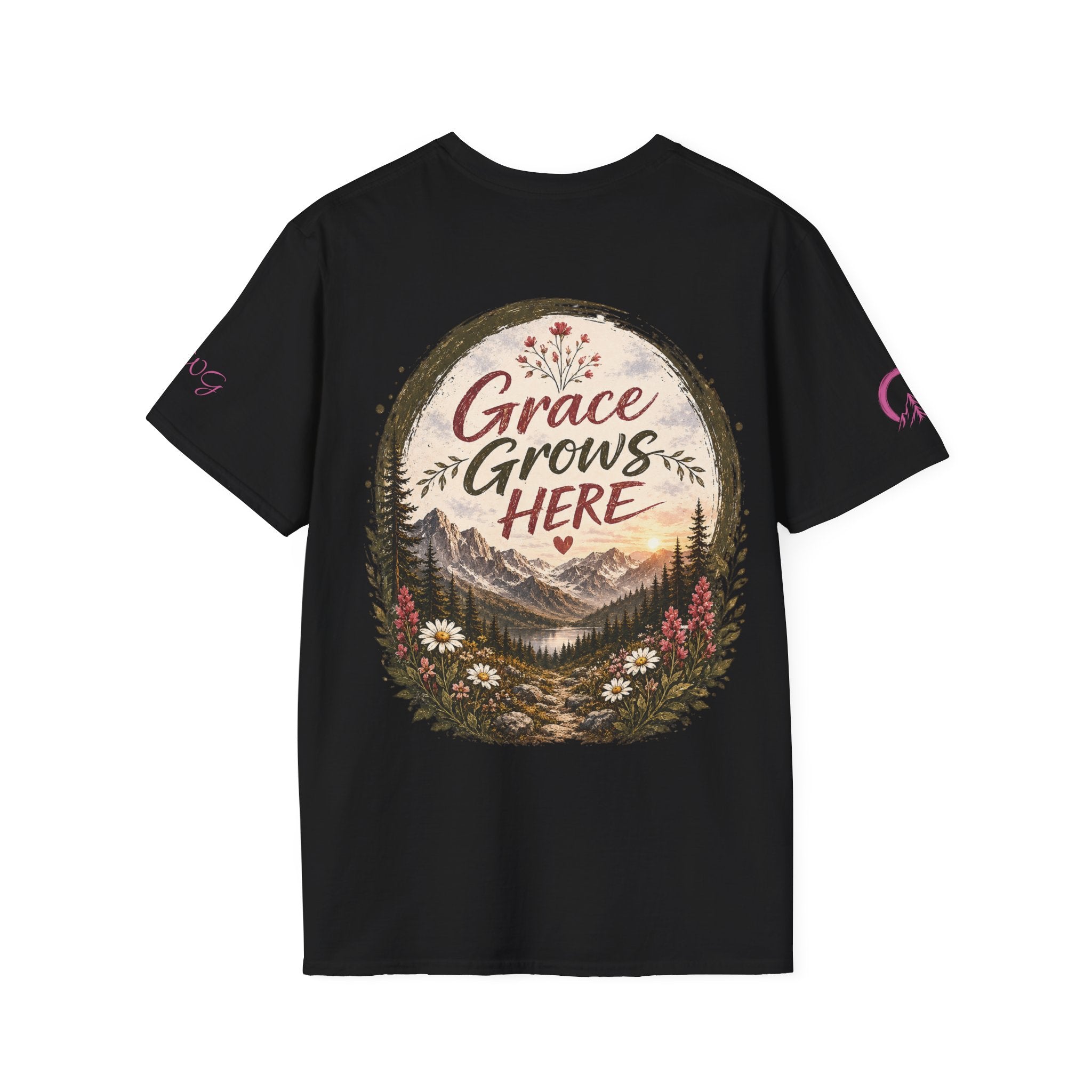 Grace Grows Here | Wild Bloom | Wildflower T-shirt