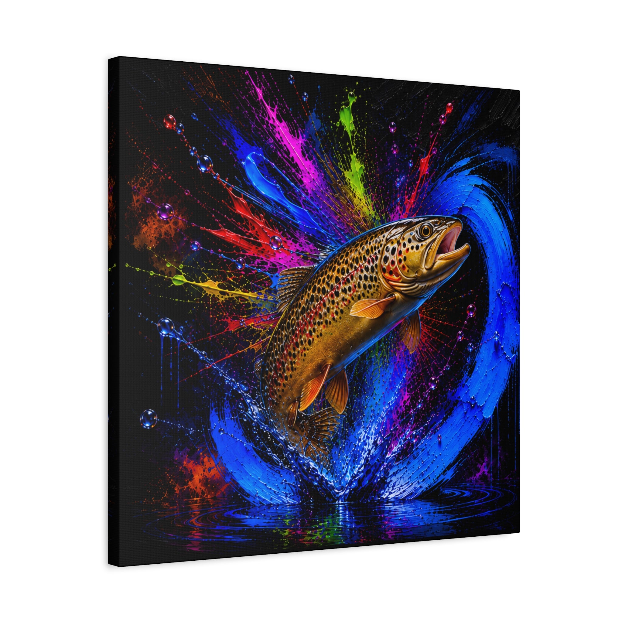 Brown Trout Canvas | Trucha — Trout | Pescador