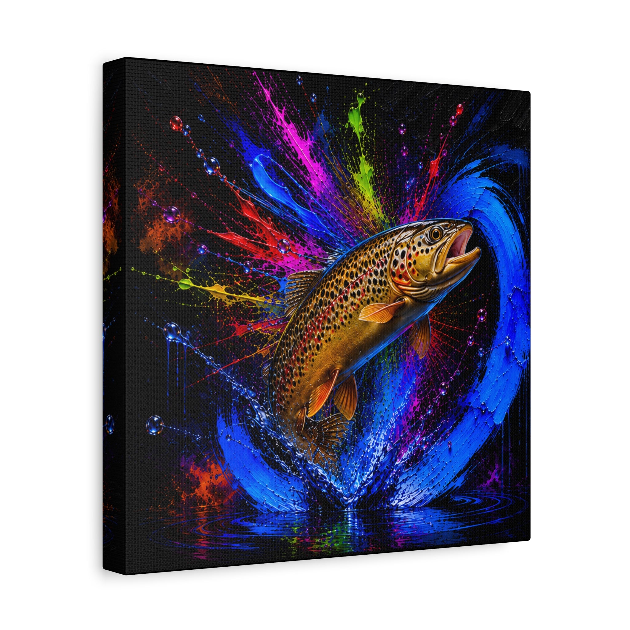 Brown Trout Canvas | Trucha — Trout | Pescador