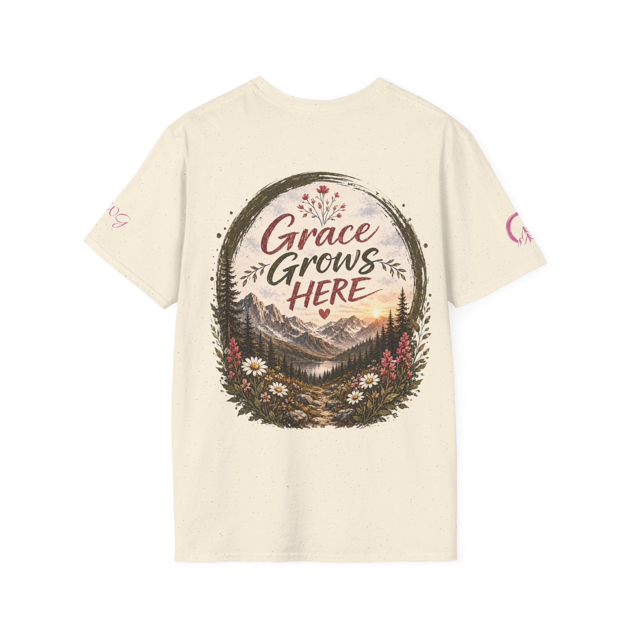 Grace Grows Here | Wild Bloom | Wildflower T-shirt