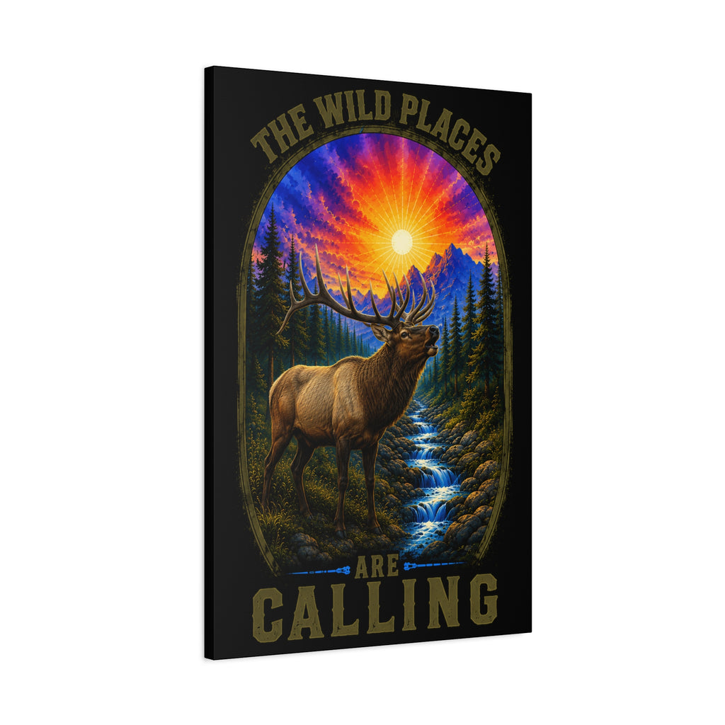 Wild Places Elk - Canvas 24x36