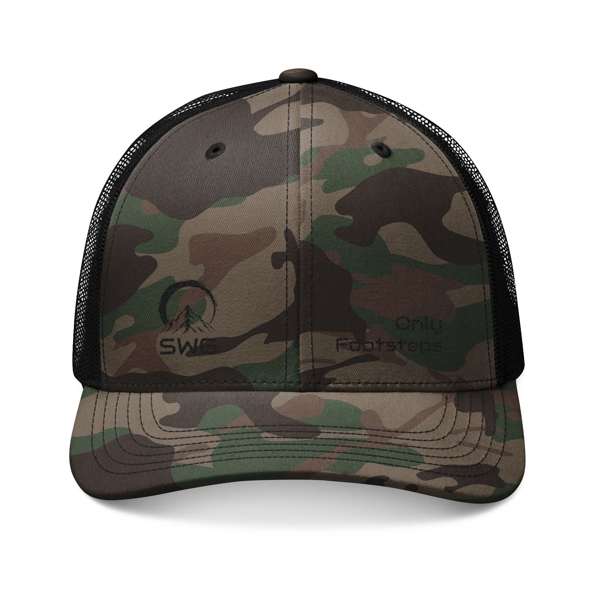 Open Ensō Logo BLK - Camo Hat