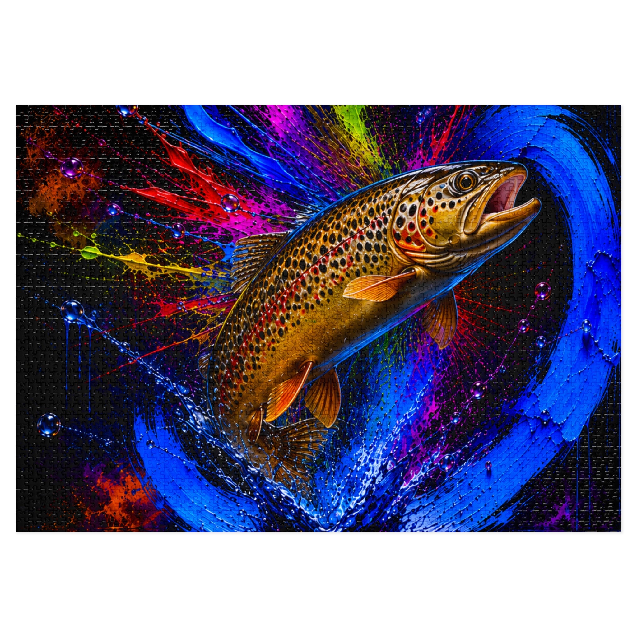 Brown Trout Jigsaw Puzzle | Trucha — Trout Series | Pescador Collection