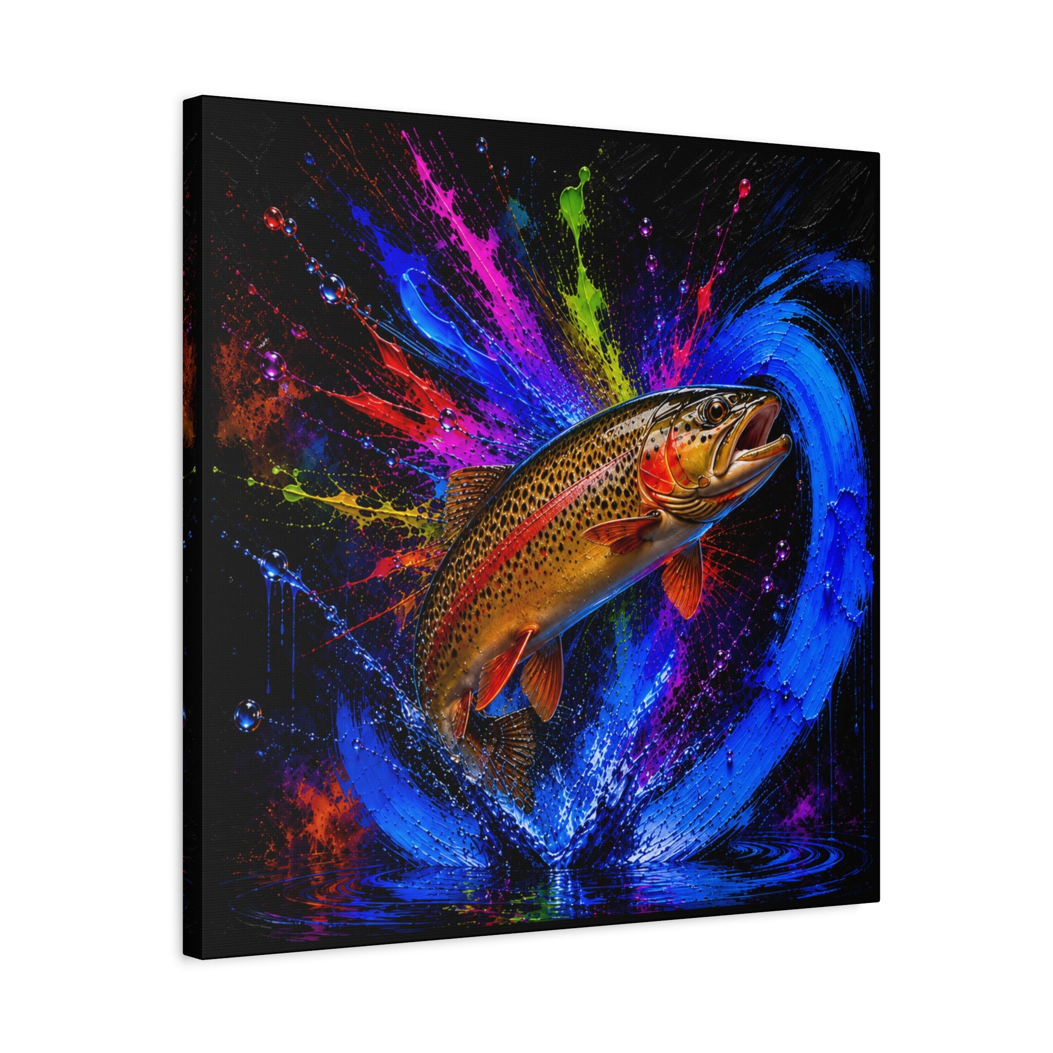 Coastal Cutthroat Trout Canvas | Trucha — Trout | Pescador