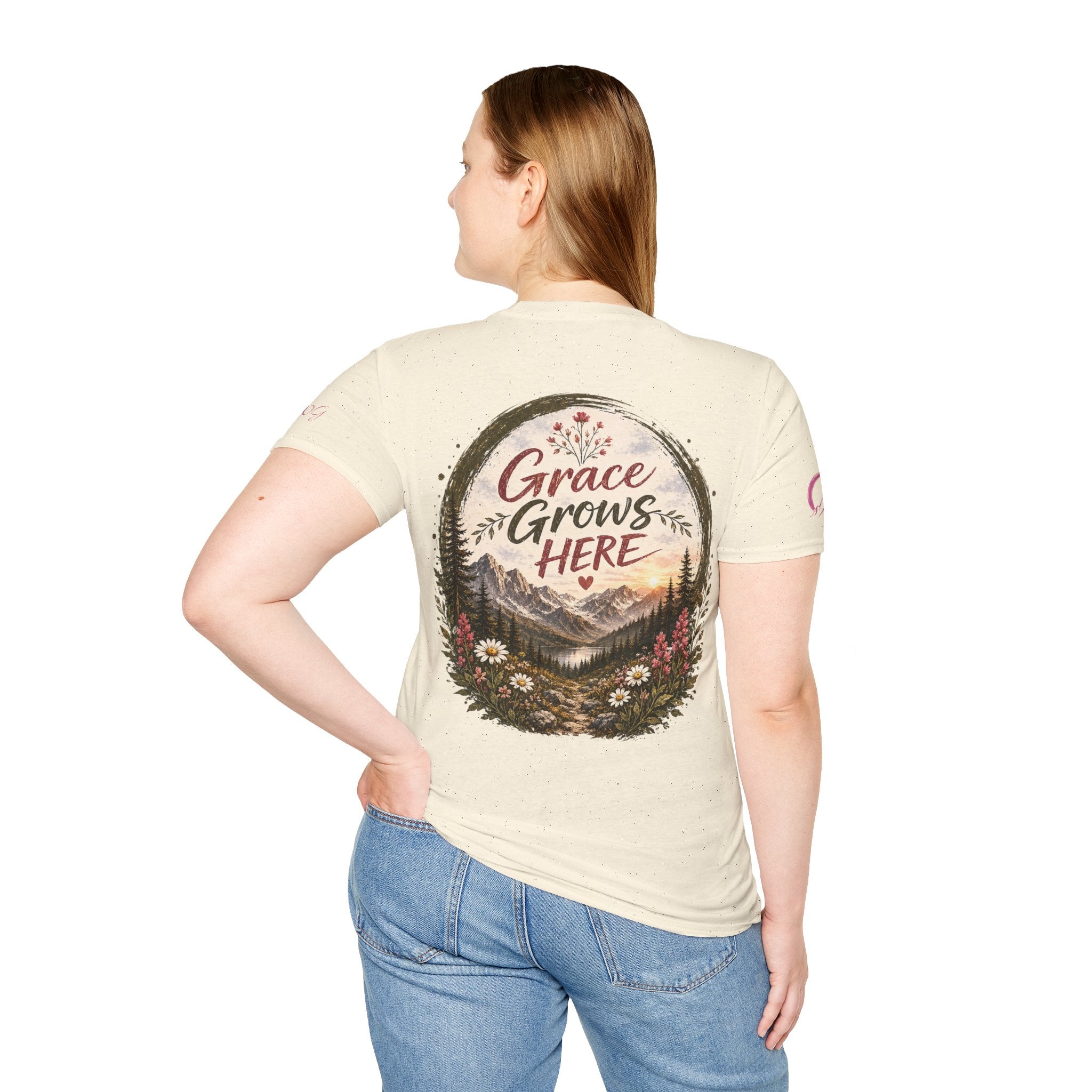 Grace Grows Here | Wild Bloom | Wildflower T-shirt