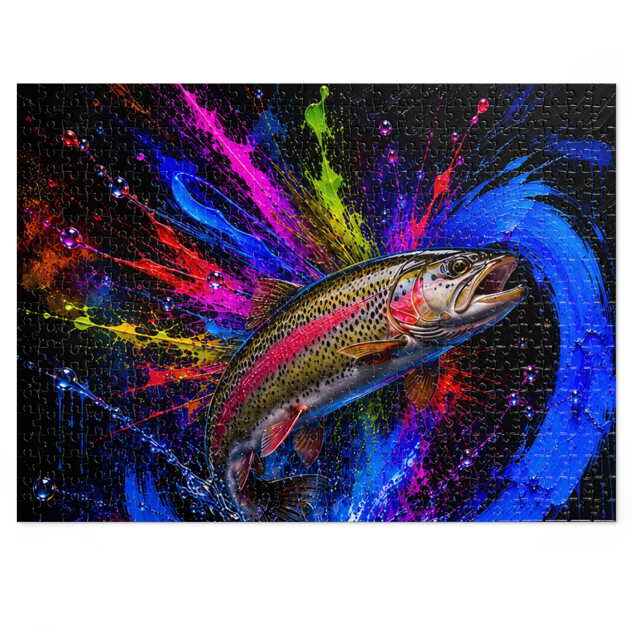 Rainbow Trout Jigsaw Puzzle | Trucha — Trout Series | Pescador Collection