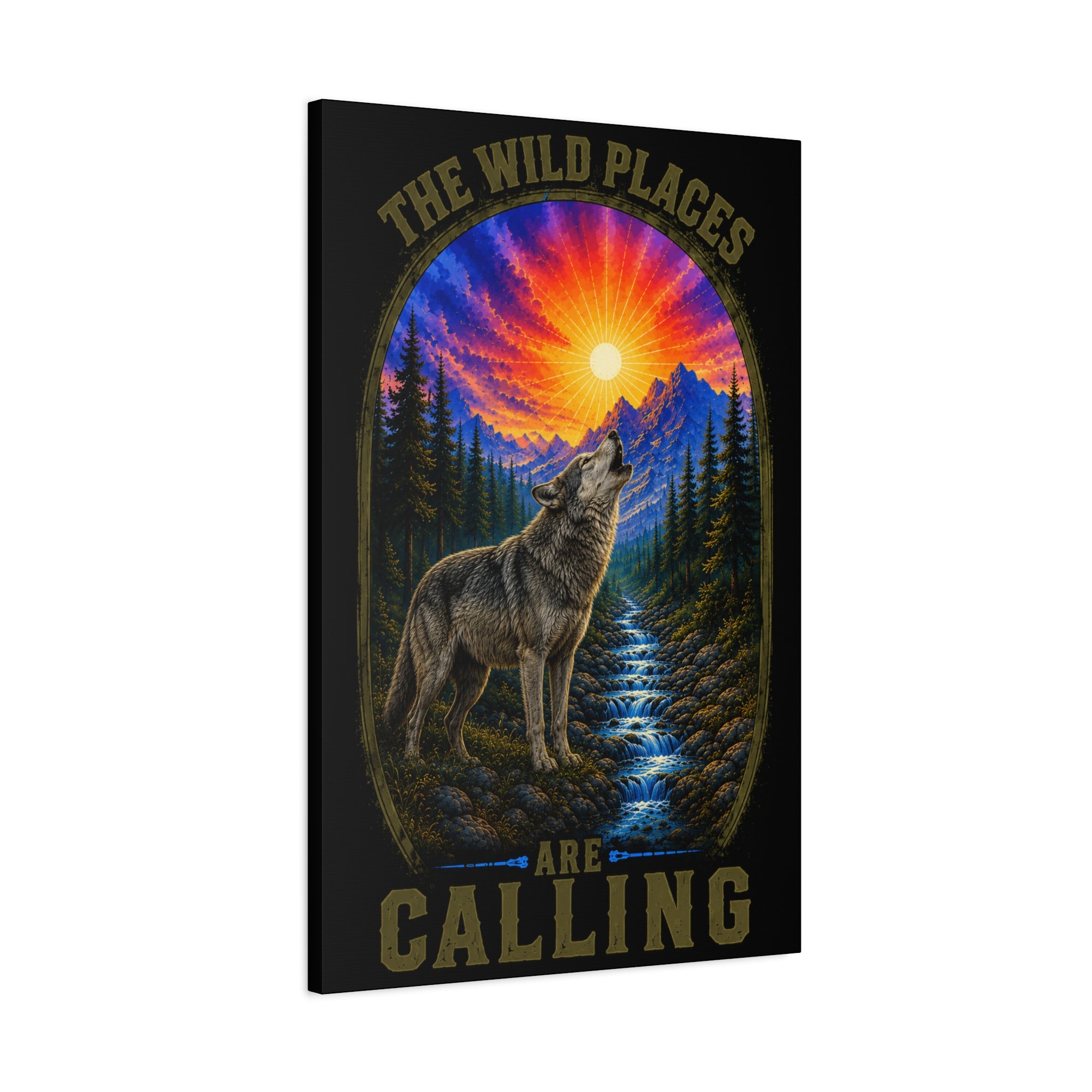 Wild Places Wolf - Canvas 24x36