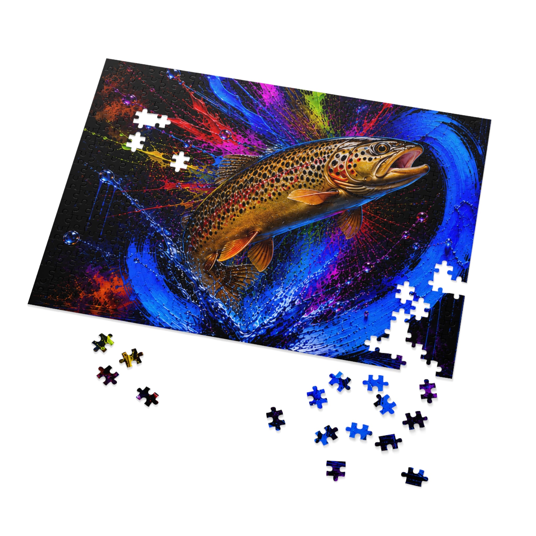 Brown Trout Jigsaw Puzzle | Trucha — Trout Series | Pescador Collection