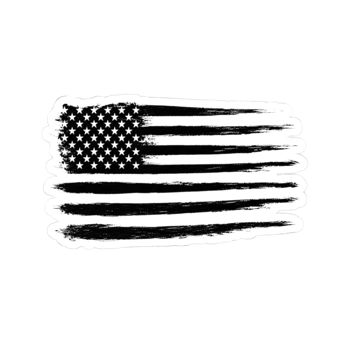 American Flag | Kiss-Cut Sticker