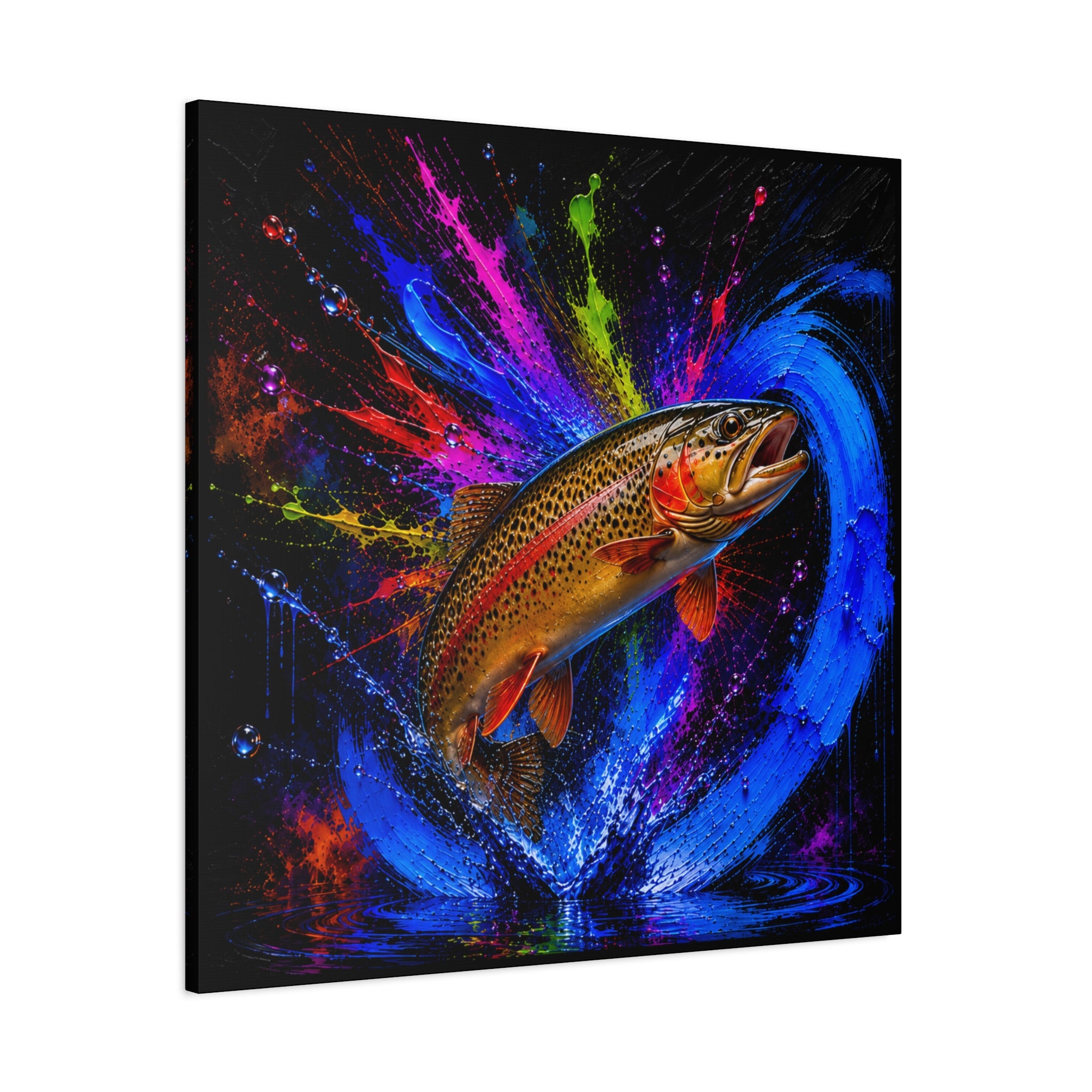 Coastal Cutthroat Trout Canvas | Trucha — Trout | Pescador